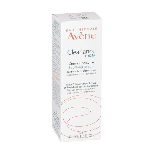 Avene (авен) клинанс гидра крем успокаивающий 40мл 7340 0891 (Pierre fabre dermo-cosmetique)