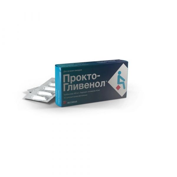 Прокто-гливенол супп.рект. №10 (Delpharm uning s.a.s.)