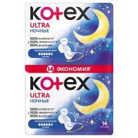 Kotex (котекс) прокладки ультра №14 сетчат. найт (КИМБЕРЛИ КЛАРК)