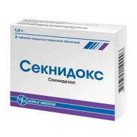 Секнидокс 1г таб.п/об.пл. №2 (УОРЛД МЕДИЦИН)