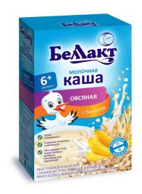 Беллакт каша мол. 200г овсянка (БЕЛЛАКТ ОАО)