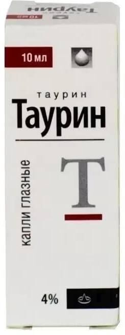 Таурин 4% 10мл капли глазн. №1 фл. (Лекко фф зао)