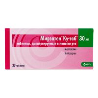 Мирзатен ку-таб 30мг таб.дисп.в полости рта №30 (КРКА)
