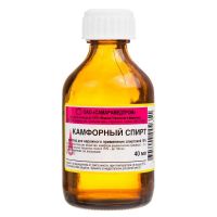 Камфорный спирт 10% 40мл №1 фл. (ЙОДНЫЕ ТЕХНОЛОГИИ И МАРКЕТИНГ)