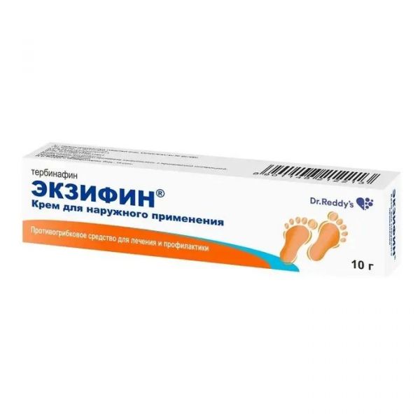 Экзифин 1% 10г крем д/пр.наружн. №1 туба (Dr.reddys laboratories ltd.)