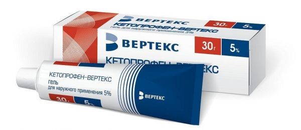 Кетопрофен 5% 30г гель д/пр.наружн. №1 туба (Вертекс ао_3)