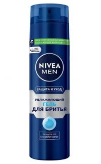 Nivea (Нивея) for men гель для бритья 200мл увлажняющ. 81760 (БАЙЕРСДОРФ)