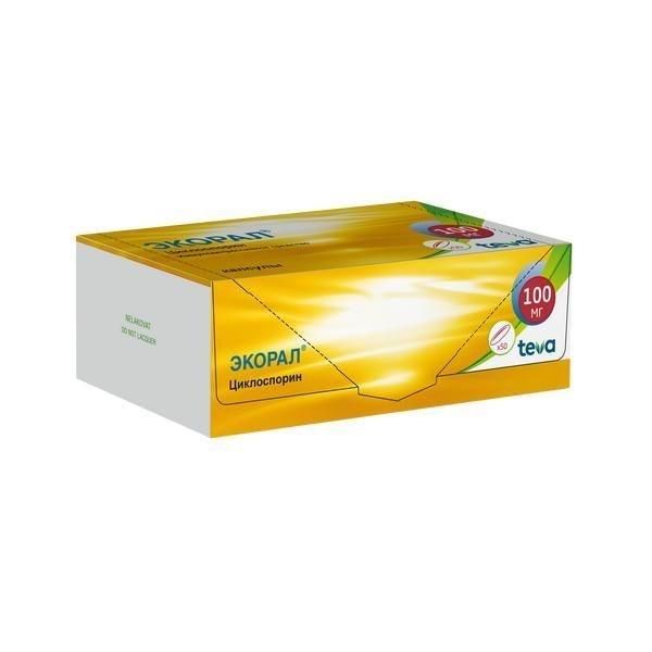 Экорал 100мг капс. №50 (Teva czech industries s.r.o._1)