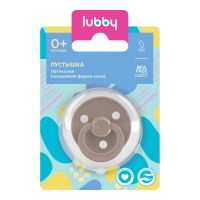 Lubby (Лабби) соска-пустышка №1 латекс скошен. с 0 мес. 30151 (ЙЕЛОУКЭЙР ЛТД)