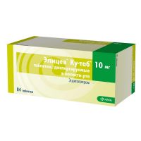 Элицея ку-таб 10мг таб.дисп.в полости рта №84 (КРКА)