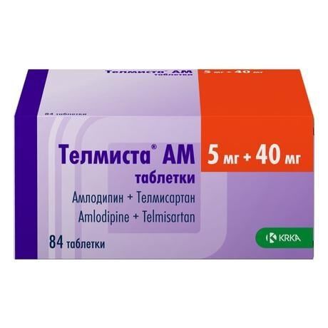 Телмиста ам 5мг+40мг таб. №84 (Krka d.d._2)