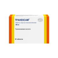Транексам 500мг таб.п/об.пл. №30 (НИЖФАРМ)