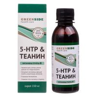 5-htp теанин и витамины группы в 150мл сироп малина (ГРИН САЙД)