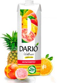 Dario Wellness (Дарио велнес) нектар 0,95л мультифр. б/сахара (САНФРУТ ООО)