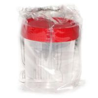 Контейнер 125мл/120мл/100мл №1 шт.  с крышкой инд.уп. стерильный (ПОЛИЭФИР)