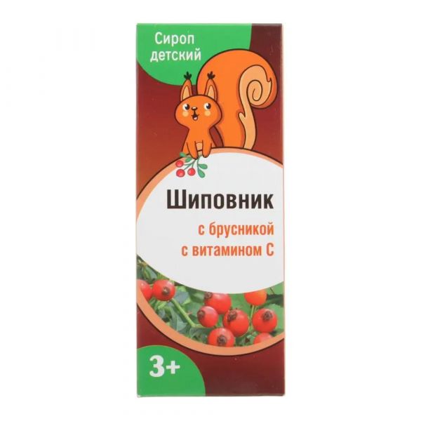 Шиповника плодов сироп 100мл №1 фл.  детский (Биоинвентика ооо)