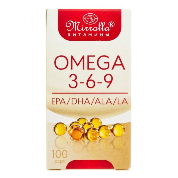 Омега 3-6-9 капс. №100 (Мирролла ооо)