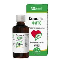 Корвалол фито 50мл капли д/пр.внутр. №1 фл.-кап. (ФАРМСТАНДАРТ)