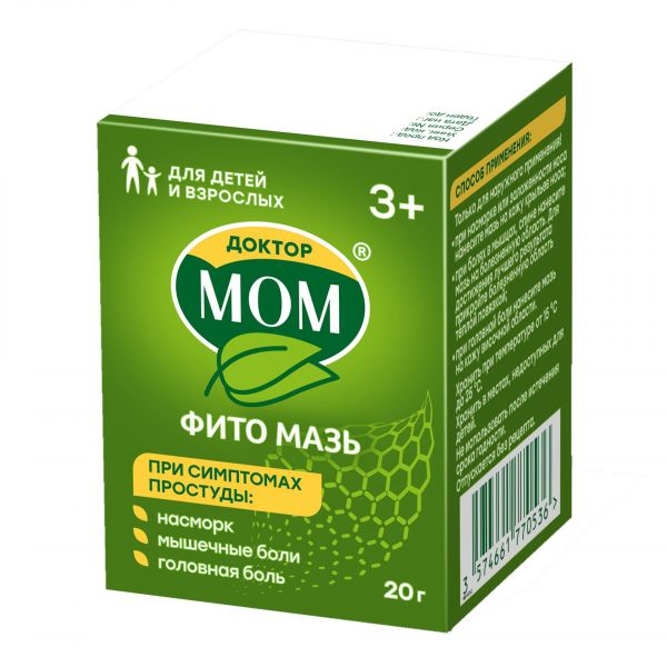 Доктор мом фито 20г мазь д/пр.наружн. №1 бан. (Unique pharmaceutical laboratories_1)
