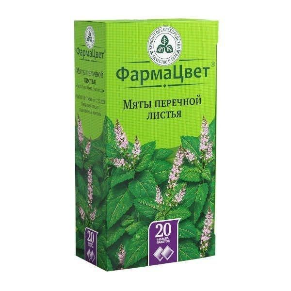 Мяты перечной лист 1.5г пор. №20 ф/п. (Красногорсклексредства оао)
