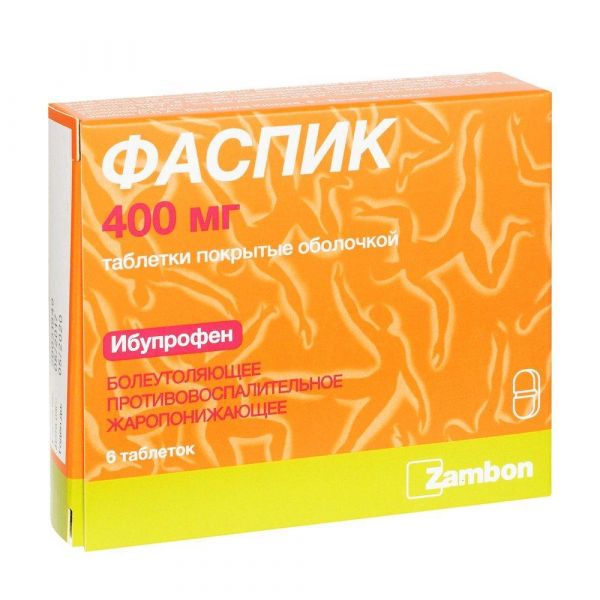 Фаспик 400мг таб.п/об. №6 (Zambon group s.p.a.)