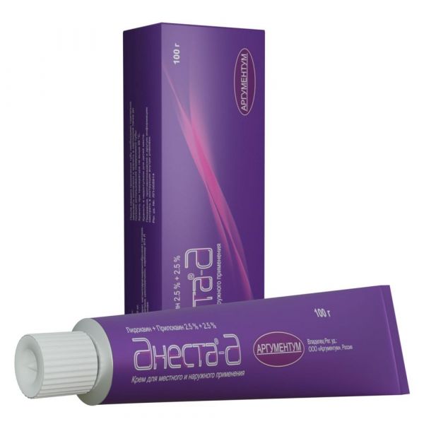 Анеста-а 2,5%+2,5% 100г крем д/пр.местн. наружн. (Фармцентр вилар ао)