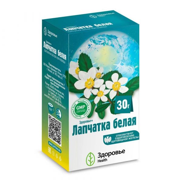 Лапчатки белой корень 30г (Здоровье фирма ооо_1)