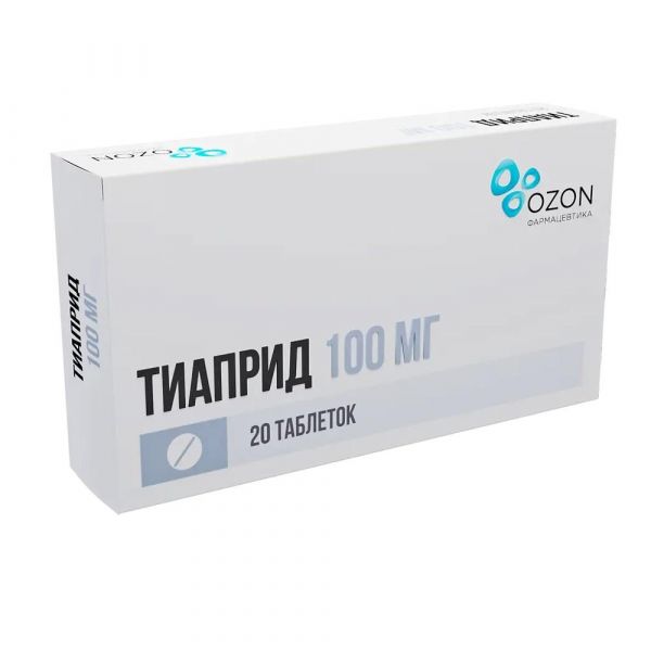 Тиаприд 100мг таб. №20 (Озон ооо)