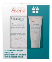 Avene (Авен) клинанс гидра крем успокаивающий 40мл +крем очищ. 15мл (PIERRE FABRE DERMO-COSMETIQUE)
