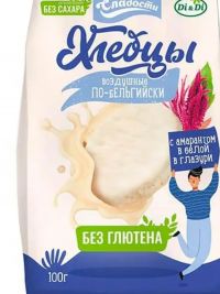 Умные сладости хлебцы возд.амарантовые 100г по-бельгийски без сахара безглют. в бел.глазури (КОРПОРАЦИЯ ДИ ЭНД ДИ ООО)