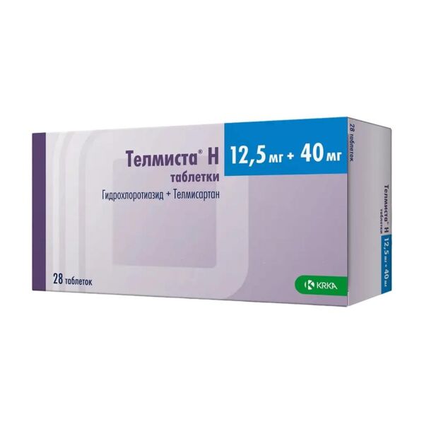 Телмиста н 12,5мг+40мг таб. №28 (Krka d.d._3)