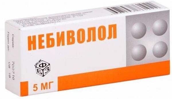 Небиволол 5мг таб. №30 (Березовский фармацевтический завод зао)