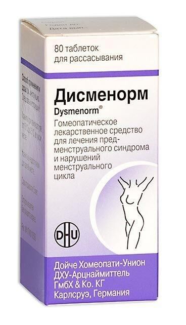 Дисменорм таб.д/рассас.гомеоп. №80 (Deutsche homoopathie-union dhu-arzneimittel gmbh&co. kg)