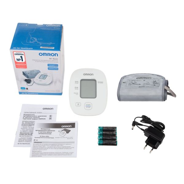 Тонометр омрон m1 basic +адаптер (Omron healthcare co.ltd)
