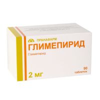 Глимепирид 2мг таб. №90 (ПРАНАФАРМ)