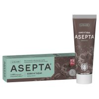 Асепта зубная паста plus 75мл кофе табак (ВЕРТЕКС)