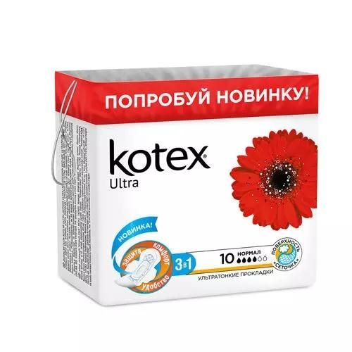 Kotex (Котекс) прокладки ультра №10 сетчат. нормал (Kimberly-clark s.r.o.)