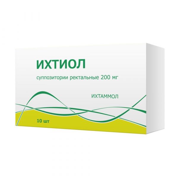 Ихтиол 200мг супп.рект. №10 (Тульская фармацевтическая фабрика ооо_2)