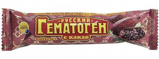 Гематоген русский 40г какао (Фарм-про ооо)