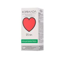 Корвалол 25мл капли д/пр.внутр. №1 фл.-кап. (ФЛОРА КАВКАЗА)