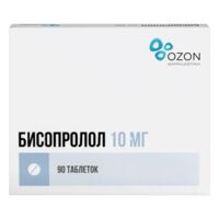 Бисопролол 10мг таб.п/об. №90 (АТОЛЛ)
