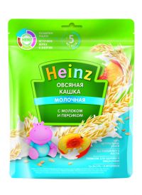 Heinz (Хайнц) каша молочная 250г овсянка персик (ХАЙНЦ-ГЕОРГИЕВСК ЗАО)