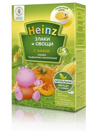 Heinz (Хайнц) каша безмолочная 200г пшеница кукуруза тыква (ХАЙНЦ-ГЕОРГИЕВСК ЗАО)