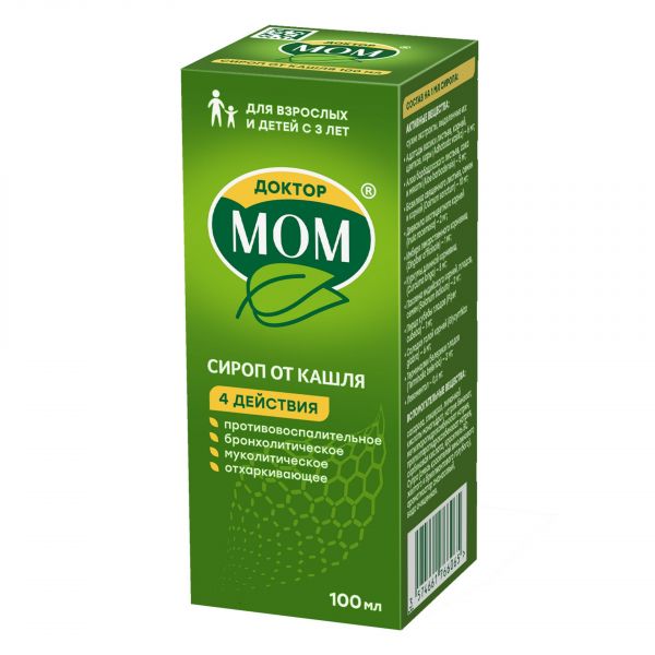 Доктор мом 100г сироп №1 фл.стак.мерн. (Unique pharmaceutical laboratories_1)
