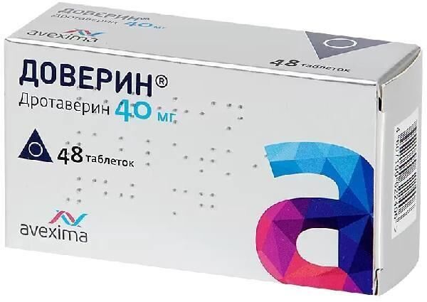 Доверин 40мг таб. №48 (Анжеро-судженский хфз ооо)