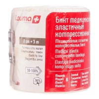 Бинт эластичный нр 8см*3м (ЛАУМА ФАБРИКС)