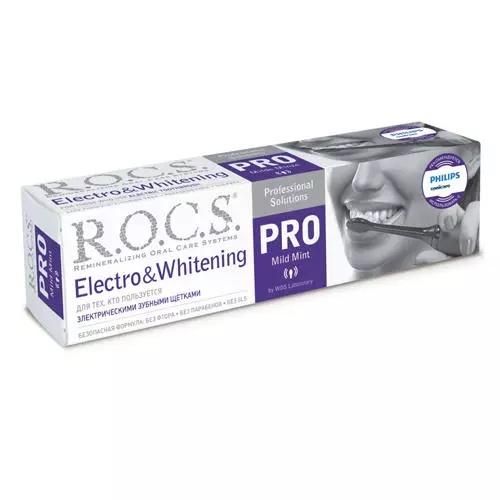 R.O.C.S. (Рокс) зубная паста pro 135 electro_whitening mild mint (Еврокосмед ооо)