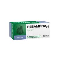 Ребамипид 100мг таб.п/об.пл. №60 (ФАРМПРОЕКТ)