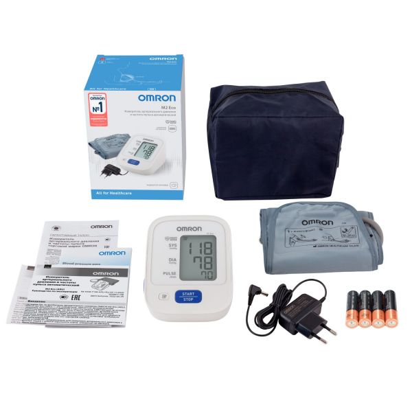 Тонометр омрон m2 eco +адаптер (Omron healthcare co.ltd)
