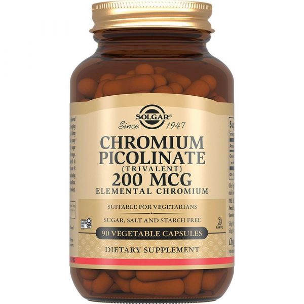 Solgar (Солгар) пиколинат хрома капс. №90 (Solgar vitamin and herb)